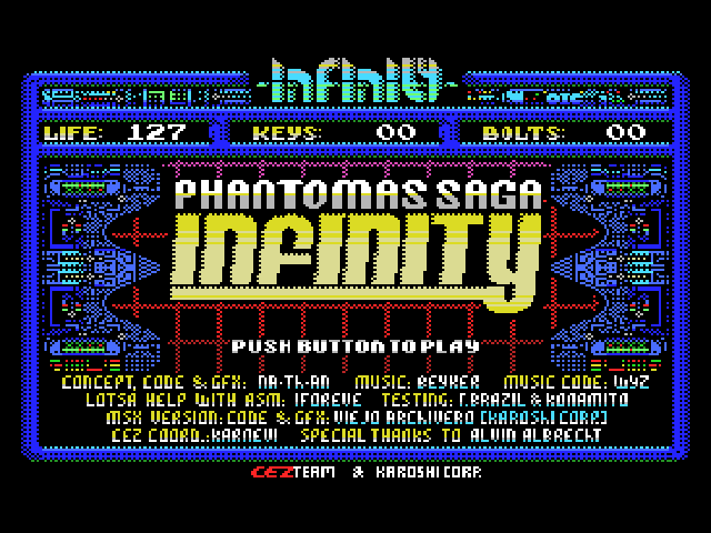 Play <b>Phantomas Saga - Infinity</b> Online